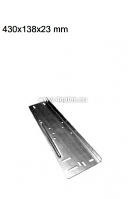 Plaat madalale tõstukile 430x138x23mm