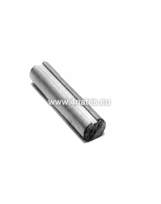 Spring bar / axle / with groove filled