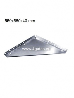 Triangle mounting bracket 550x550x40mm