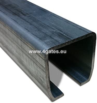 Sliding gate rail 1M / 68x68x4mm / not galvanized