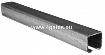 Sliding gate rail 1M / 73x61x3,5mm /