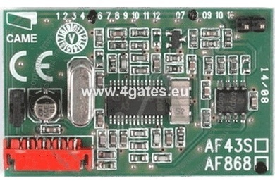 CAME AF868 pluggbar radioplate 868Mhz