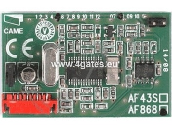 CAME AF868 Radijo plokštelė, įjungiama 868Mhz