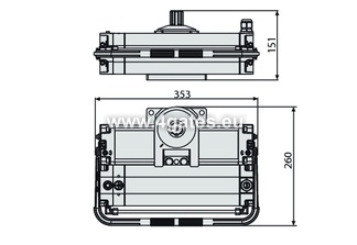 BFT SUB BT-hidrauliskais motors.