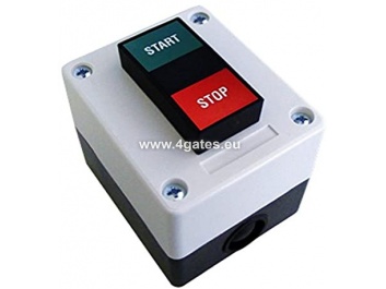 BFT SPC External button panel with 2 start-stop buttons.