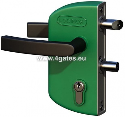 LOCINOX LUKK ÜMARPROFIILILE ADAPTERIGA LARZ4040P1L6005VCAP- POLÜAMIIDIKORPUS, roheline