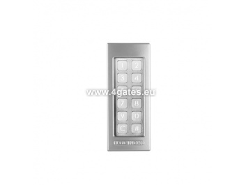 LOCINOX SLIMSTONE 2-BLUE CODE PANEL, 2 CHANNEL, IP68, SILVER