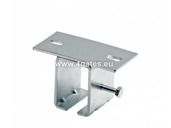 COMUNELLO Ceiling adjustable support for track 22Medio, 60x120mm, 52x73x4mm (galvanized)