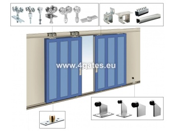 Hanging door system up to 75 kg