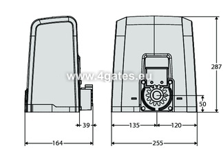 Sliding gate motor DEIMOS ULTRA BT A 400