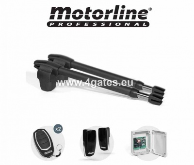 Zweiflügeltor-Automatik MOTORLINE PROFESSIONAL KIT LINCE 300 (BIS 5M)  24V