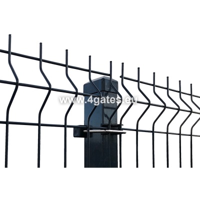 3D panel fence GALVANIZED + RAL7016 anthracite