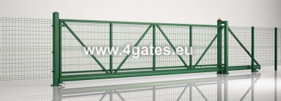 Sliding Gate – GATE KIT (Z/N + RAL)+ 3D panel filling