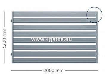 Gatavā sēta iepakojumā LUX-UNI-02,8/10 Paneļi