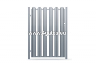 Gājēju vārti LUX VERTICAL STEEL PROFILE