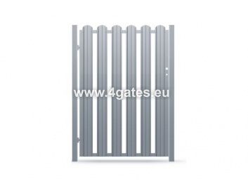 Gājēju vārti LUX VERTICAL STEEL PROFILE