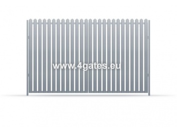Veramie vārti  LUX VERTICAL STEEL PROFILE