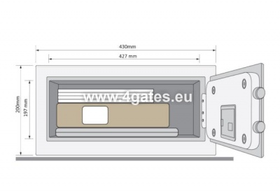 Safe YALE Guest YLG / 200 / DB1 (200x430x350 )