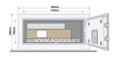 Сейф YALE YLEB / 200 / EB1 (200x480x350 )