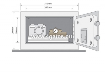 Сейф YALE (YSV / 200 / DB1 / B-CW)