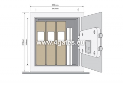 Turvaline YALE (YSV / 390 / DB1 / B-CW)