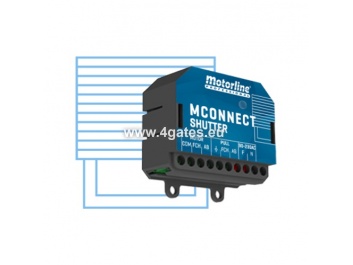 MOTORLINE MCONNECT-SHUTTER Automatizācijas vadības modulis, WiFi, Bluetooth