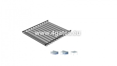 Pergola starp sienām bez kolonnām