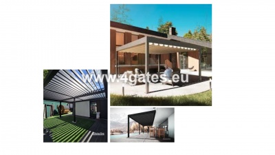 Pergola Plus BRISA SOLAR ar 4 kolonnām