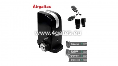 Bīdāmo vārtu ātrgaitas automātika MOTORLINE GALO1000 36V KIT
