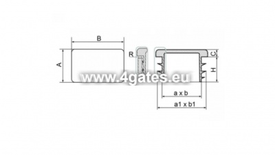 Plastmasas korķis caurulēm 50x100x2.0-4.0mm