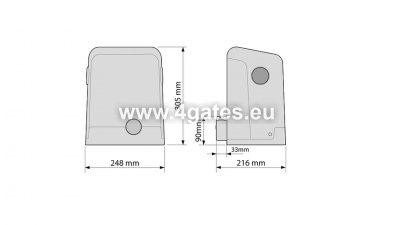 Lükandväravate automaatika NICE FILO400 MAXI KIT